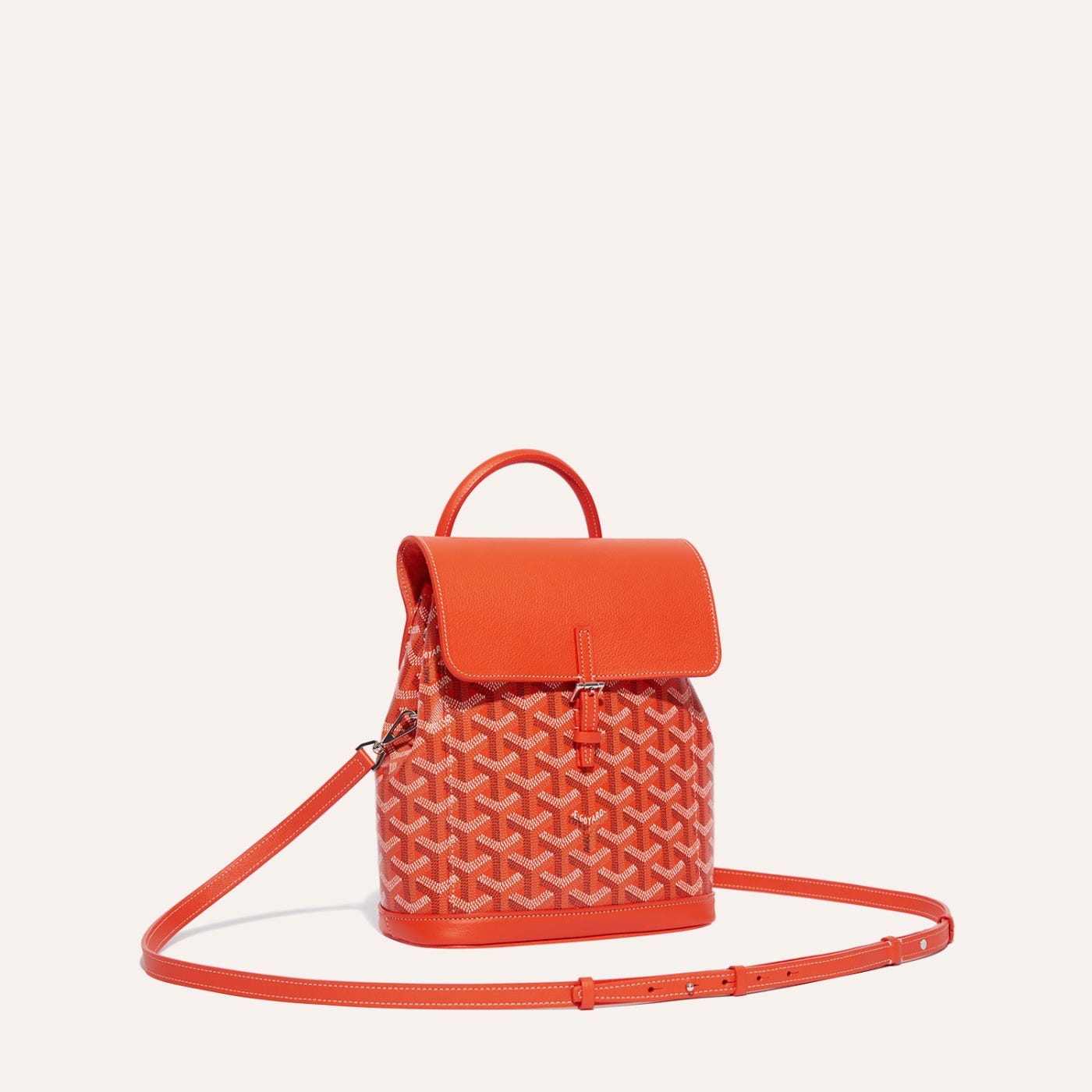 Goyard Alpin Mini Backpack Orange - Image 4